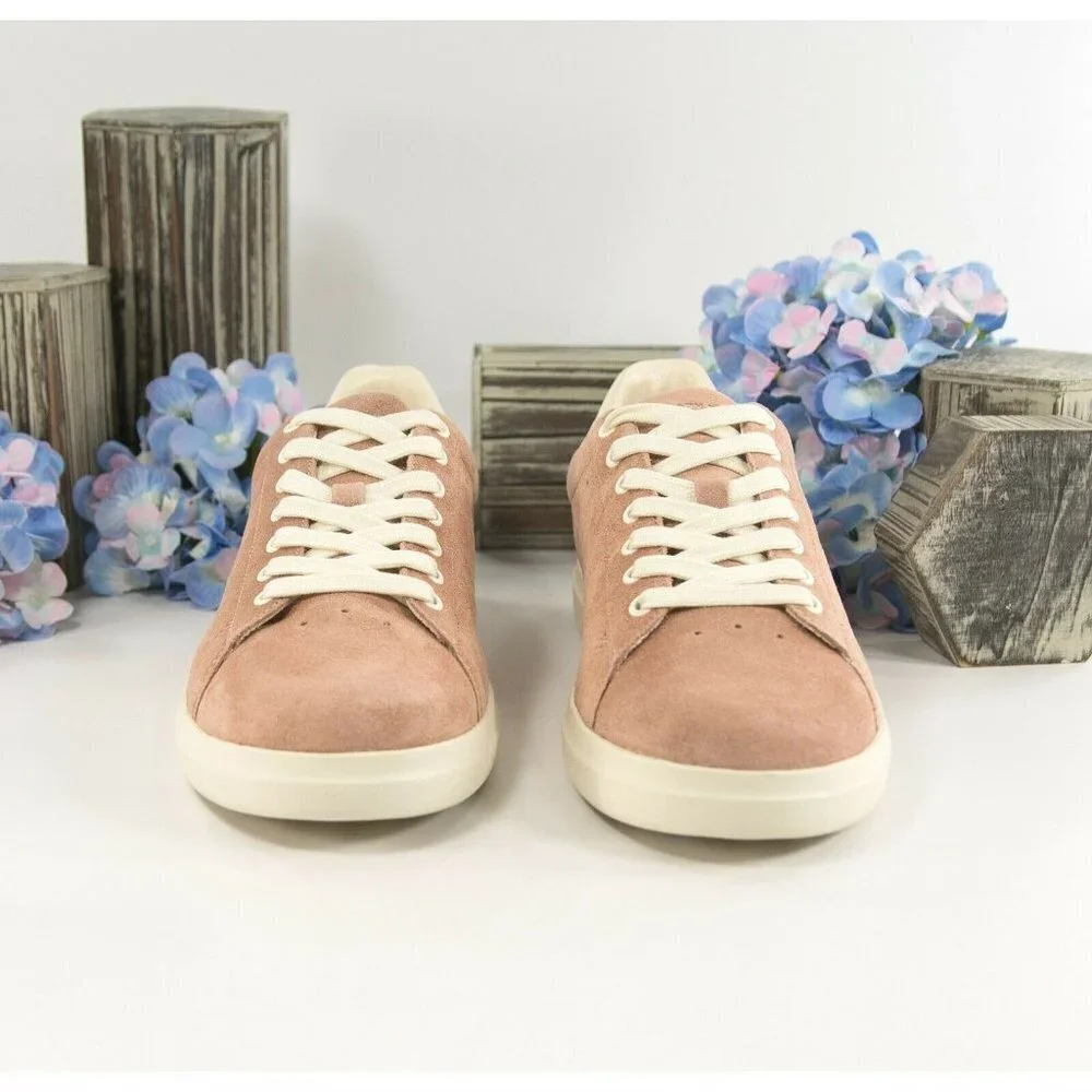 Tory Burch Howell Court Malva Pink Suede Trainer Sneaker Athletic Shoe Sz 9 NIB - Picture 8 of 9
